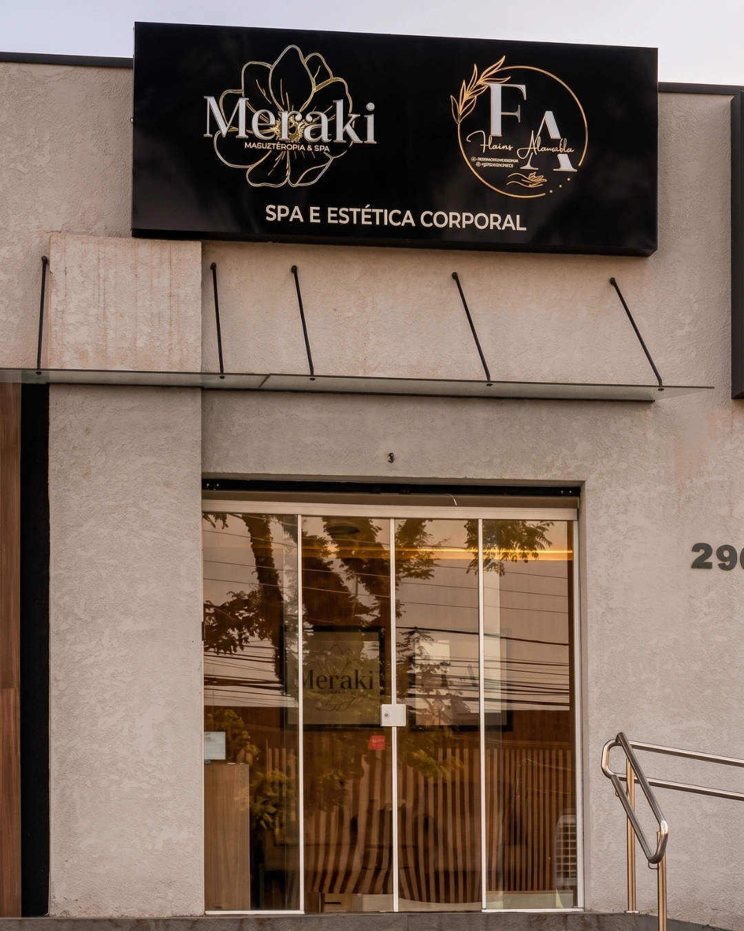 Fachada da Meraki Massoterapia e Spa